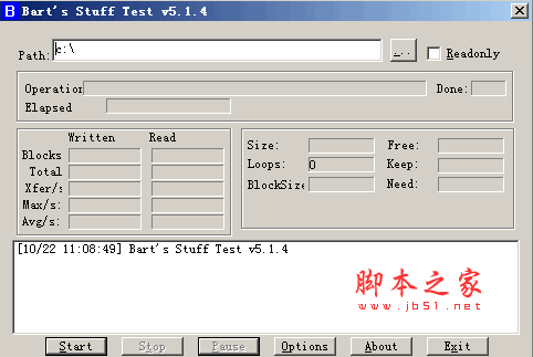 U盘闪存擦写寿命测试工具Barts Stuff Test(BST5) v5.1.4 绿色免费英文版