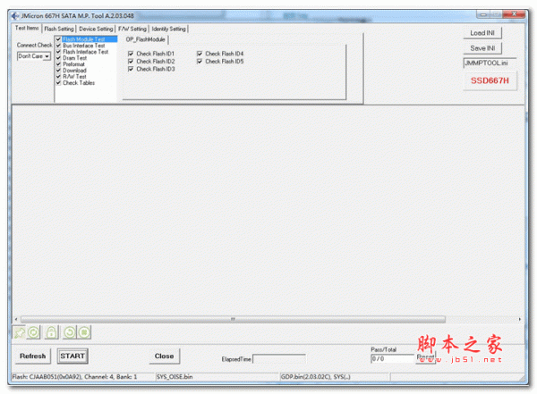 JMicron MF667H/667(固态硬盘量产工具) A.2.03.048 绿色版 