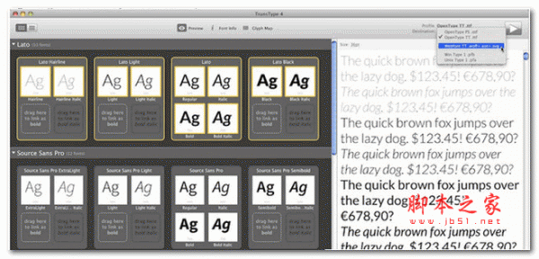 TransType(字体格式转换工具) for Mac 4.0.1 官方版  