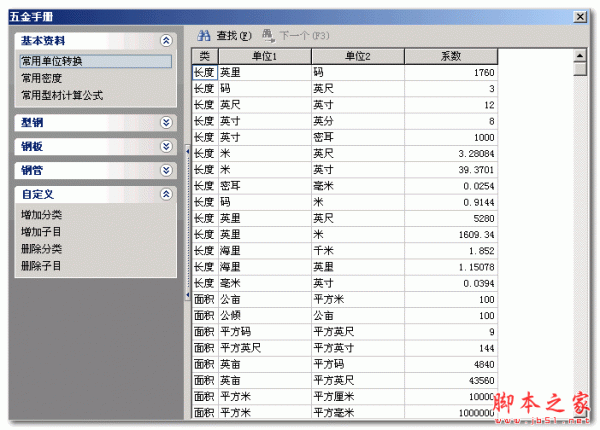 实用五金手册软件 1.0.0.1 免费绿色版