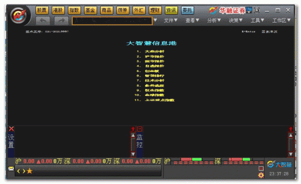 華融證券大智慧專業版(華融證券交易軟件) v7.60 中文安裝版