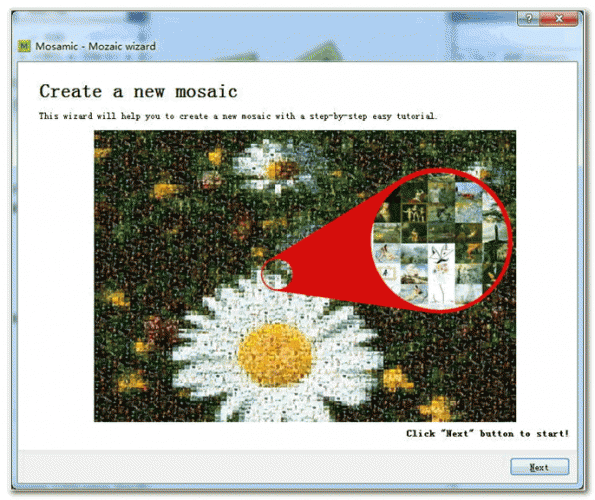 Mosamic(马赛克相片墙制作软件) v1.3.1 英文官方安装版