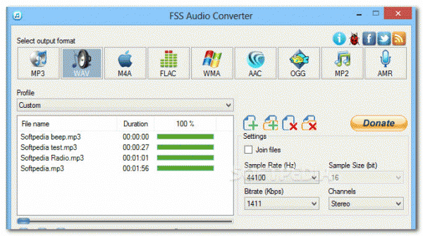 FSS音频转换器(FSS Audio Converter) v1.0.5.7 免费绿色版