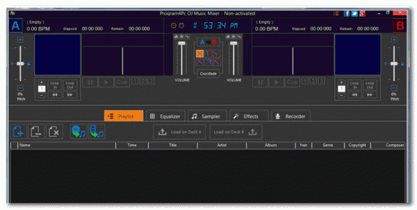 dj打碟软件(DJ Music Mixer) v8.2.0.0 英文官方安装版
