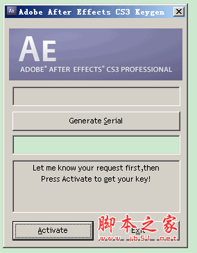 After Effects CS3 注册机(附After Effects CS3下载)