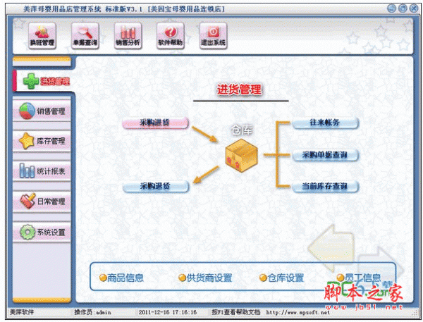 美萍母婴用品店管理系统标准版 v3.1 中文安装免费版(免加密狗)