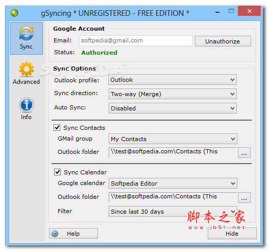 Outlook数据同步(gSyncing) v1.0.30.0 英文官方安装版