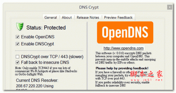 DNS加密(DNS Crypt) 0.0.6 绿色英文版