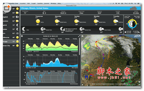 Seasonality Core for Mac (天气预报软件) V2.6.0 苹果电脑官方版