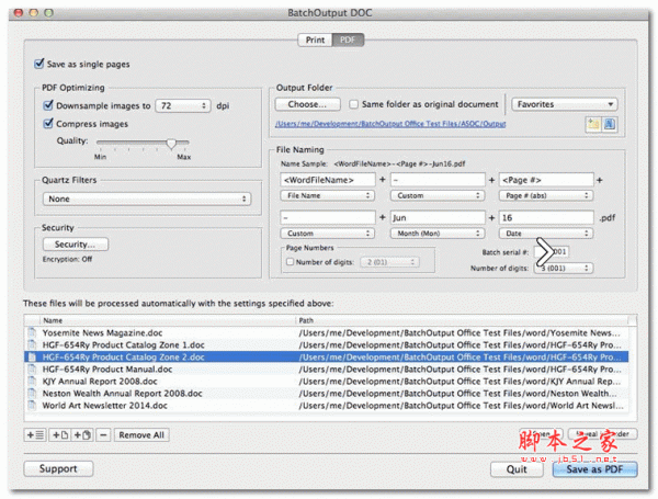 BatchOutput DOC for Mac(文档转换工具) 2.3.4 苹果电脑版