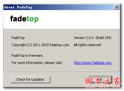 FadeTop(定时休息提醒器) 3.0 免费绿色版