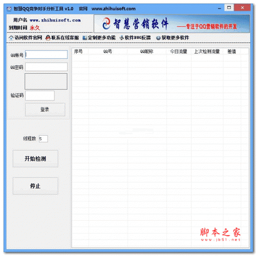 智慧QQ竞争对手分析工具 1.0 绿色版