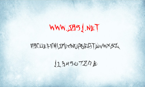 VanceJackson字体 英文字体