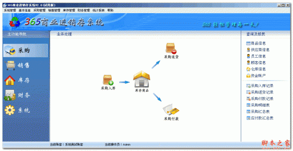365商业进销存系统 V2.0 免费绿色版