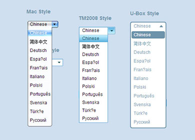 JS+CSS实现下拉列表框美化特效源码