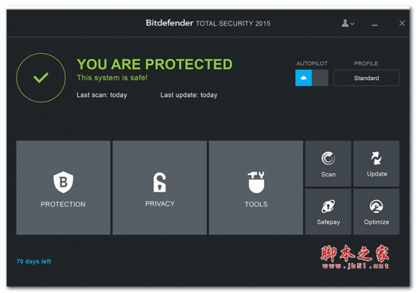 Bitdefender Total Security 杀毒软件套装 2015 Beta 安装版