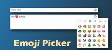 jQuery实现输入域表情符号选择器插件Emoji Picker源码 