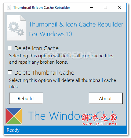 Icon Cache Rebuilder图标缓存刷新工具 V2.0 免费绿色英文版 64位