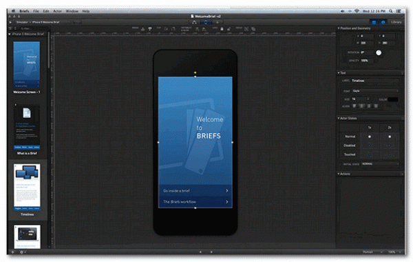 Briefs for Mac (专业APP设计软件) v1.3.3 苹果电脑版
