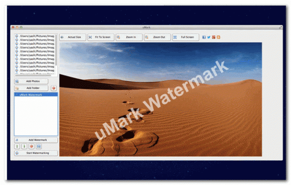 uMark for Mac(图片加水印软件) v5.5 苹果电脑版