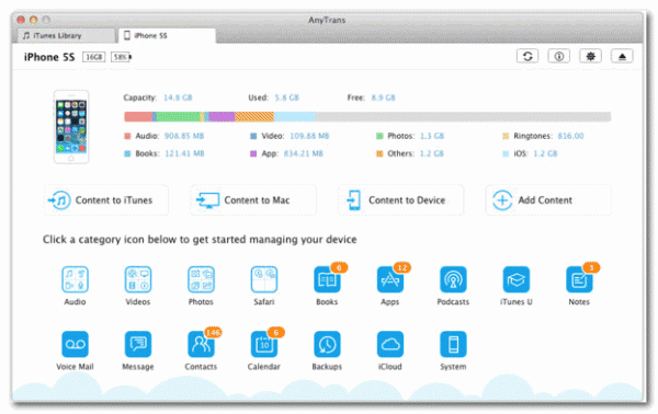 AnyTrans for mac(iOS设备管理软件) V6.3.6 苹果电脑版