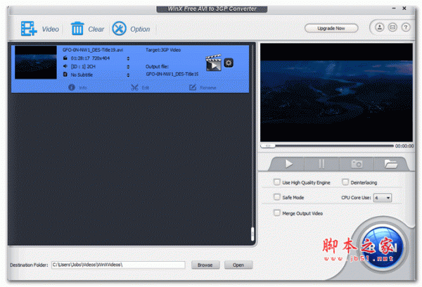 WinX Free AVI to 3GP Converter免费AVI转3GP视频格式转换器 V5.0.7 官方最新安装多语版