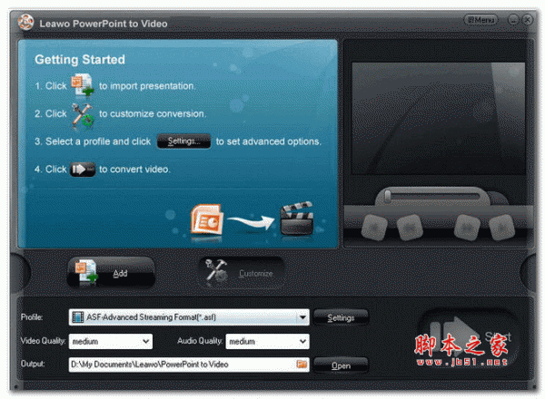 狸窝PPT转视频转换器Leawo Free PowerPoint to Video Converter V2.7.3.0 免费安装版