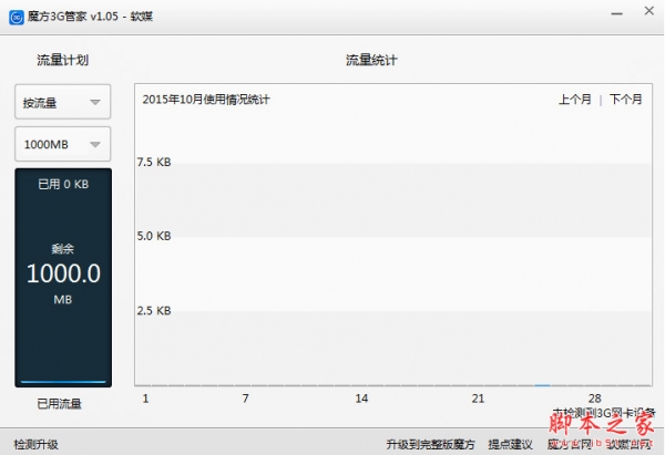 软媒魔方3G管家(流量查询软件) v1.0.9 中文免费绿色版