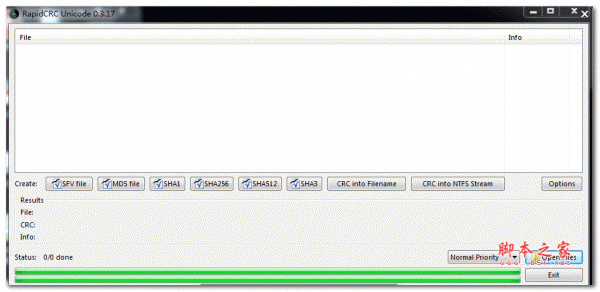 文件校验工具RapidCRC Unicode v 0.3.17 绿色免费版 64位