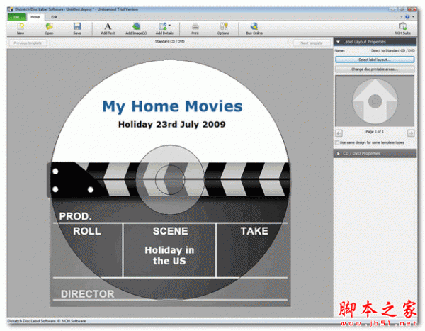Disketch(CD/DVD光盘标签封面制作软件) v3.39 官方免费安装版