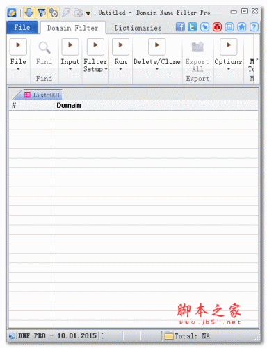 域名筛选工具(Domain Name Filter pro) v2 绿色英文版