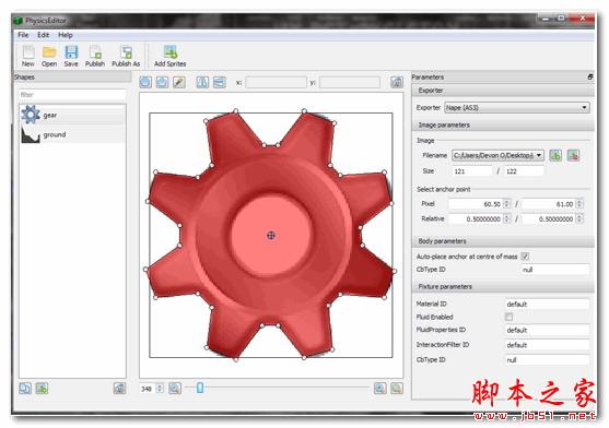 PhysicsEditor(box2d形状生成器) v1.5.0 官方免费安装版