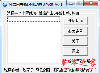 DNS动态切换器 v0.1 中文免费绿色版