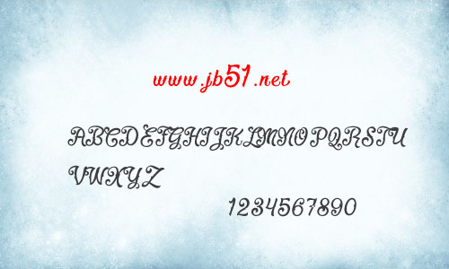 Fadli Script字体 英文字体