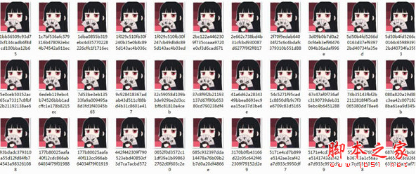 地狱少女阎魔爱文字表情包 81P