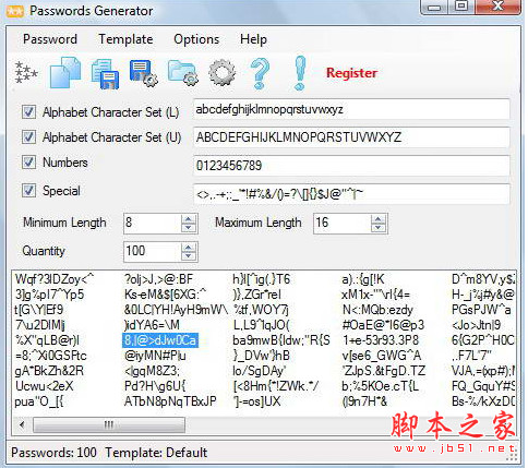 Passwords Generator模板系统 3.06 官方安装版