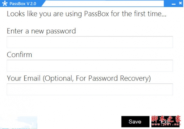 PassBox(创建密码管理软件) v2.0.0 官方安装版