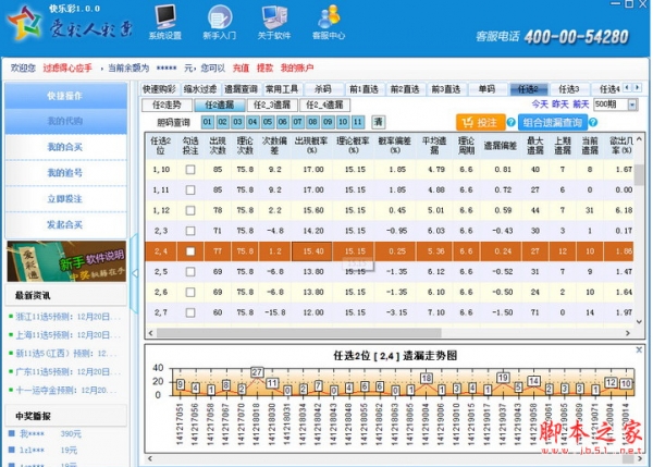 爱彩通浙江快乐彩12选5软件 v1.0 官方绿色版