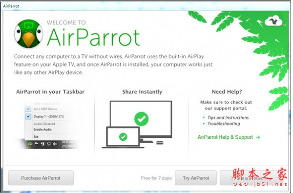 AirParrot(PC传屏工具) v3.0.0.94 官方安装版 32位