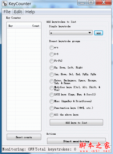 KeyCounter(键盘按键次数统计器) v1.0.7.1 免费绿色版