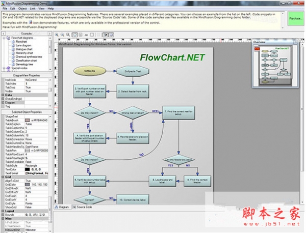 FlowChart.Net(.NET平台下的流程图及图表控件) v6.1.3 免费安装版