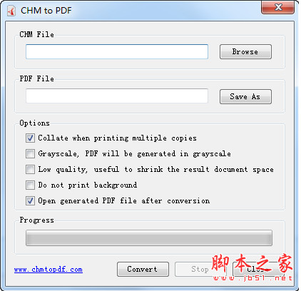 chm转pdf转换器(CHM to PDF) v1.0 官方安装版