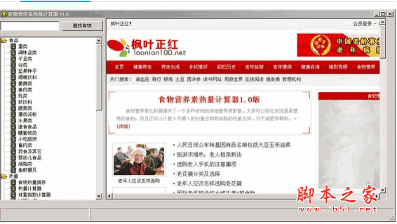 食物营养素热量计算器 v1.0 中文安装免费版