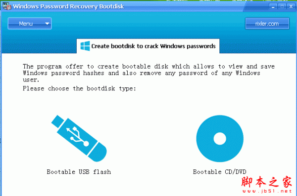 Windows Password Recovery bootdisk(密码恢复软件) V5.1.0.2 免费安装版