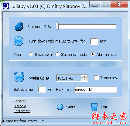 Lullaby(定时减小音量) v1.04 官方免费绿色版