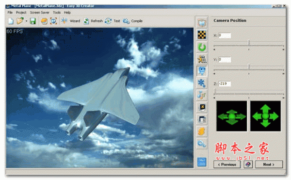 3D屏保制作程序Easy 3D Creator V3.0.0.2 免费安装版