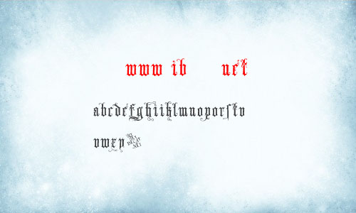 Skjend Hans字体 英文字体