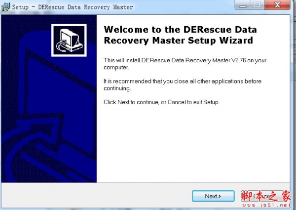 DERescue Data Recovery Master(数据格式化修复工具) V2.7.6.0 免费安装版