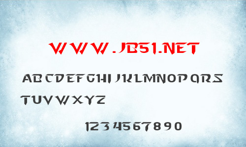 Starcraft字体 星际争霸字体