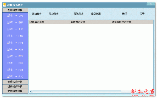 彩虹格式助手(万能文件格式转换器) v1.0 中文绿色版